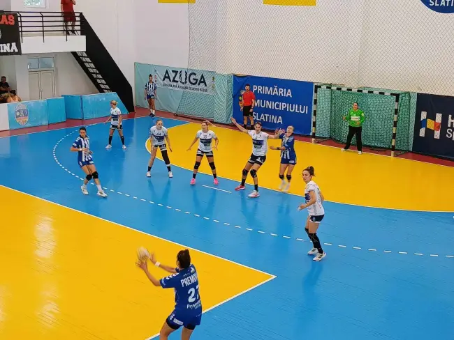 Foto CSM Slatina-SCM Craiova, scor 29-34, în cel de-al doilea joc de pregătire al verii