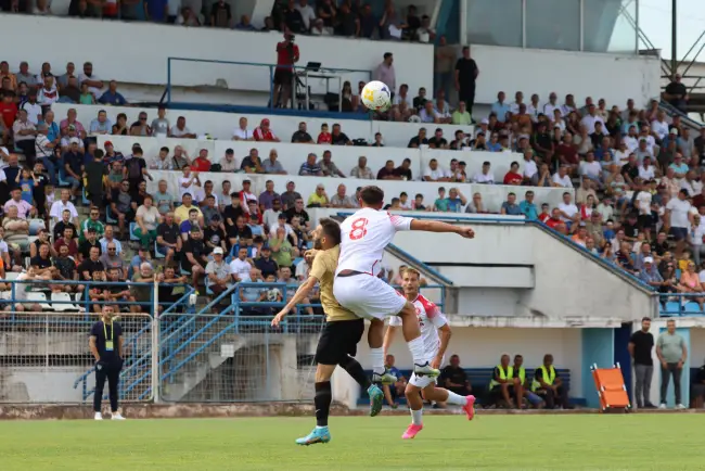 Foto FOTO. CSM Slatina a încheiat la egalitate, scor 1-1, duelul cu FC Voluntari, la capătul unei partide în care a condus până în prelungiri
