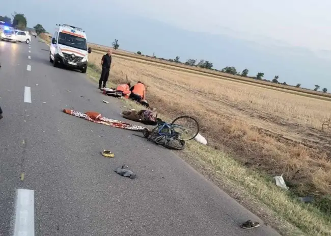 Foto Biciclist accidentat mortal în afara localităţii Vişina