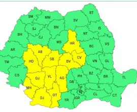 Foto Oltul, sub Cod Galben de ninsori începând din această seara