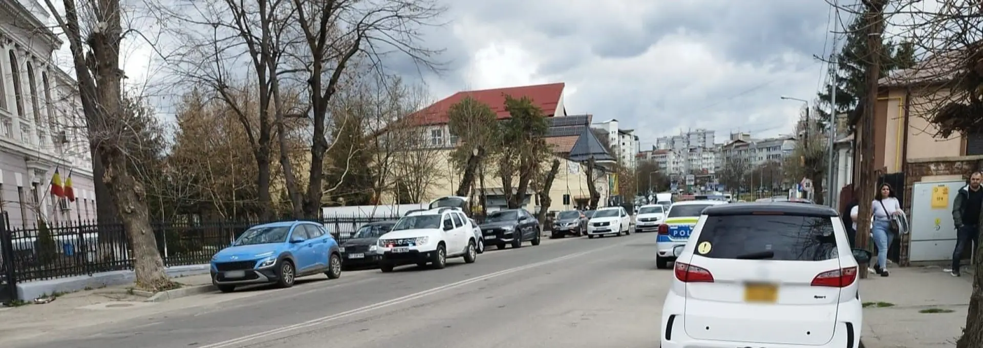 Foto Motociclist din Slatina, la spital în urma unui accident rutier