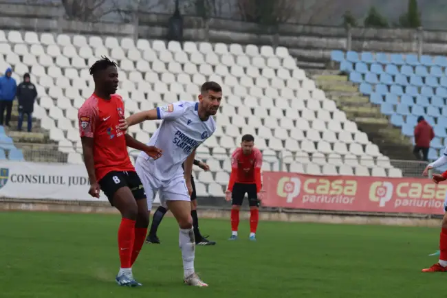 Foto FOTO. CSM Slatina câştigă meciul, din debutul în play-out, disputat cu CSC Şelimbăr