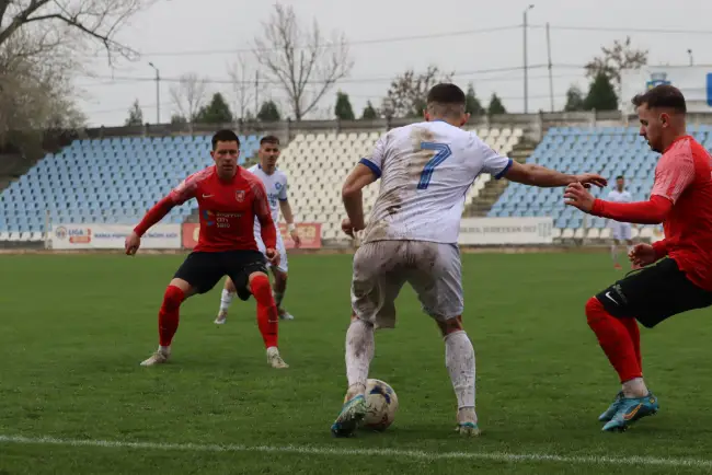 Foto FOTO. CSM Slatina câştigă meciul, din debutul în play-out, disputat cu CSC Şelimbăr