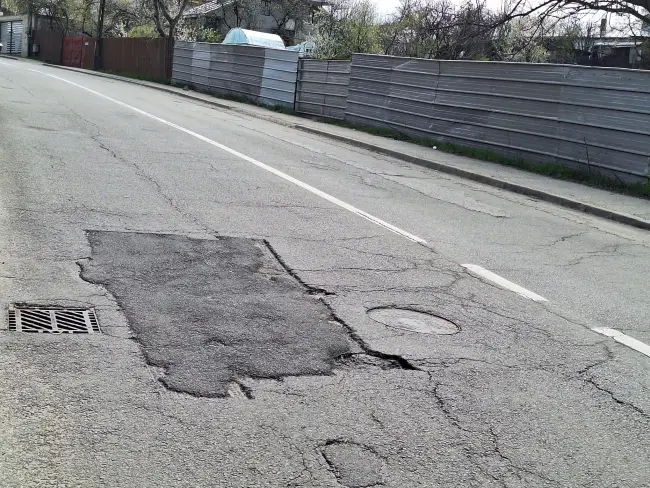 Foto Slătinenii se plâng de starea deplorabilă a străzilor. Primarul plantează măslini (VIDEO)