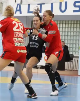 Foto CSM Slatina, înfrângere în deplasare cu Măgura Cisnădie