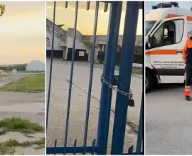 Foto Ambulanță blocată de poarta închisă a stadionului din Slatina: viața unui copil, pusă în pericol de ordinul primarului Mario De Mezzo (VIDEO)