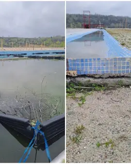 Foto Plaja Olt din Slatina, în paragină. Se cere demisia primarului (FOTO)