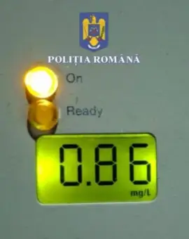 Foto Tânăr, din Şerbăneşti, prins băut bine în trafic