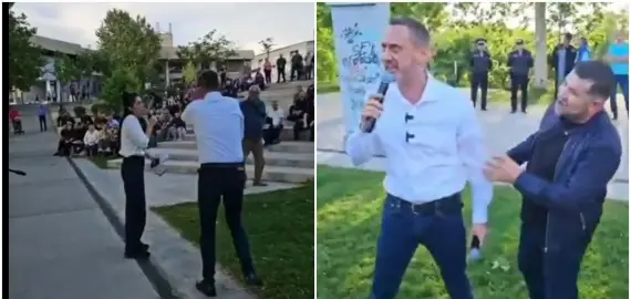 Foto Spectacol grotesc cu Mario De Mezzo în rol principal (VIDEO)