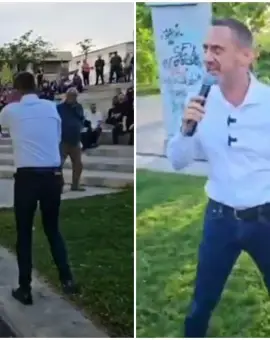 Foto Spectacol grotesc cu Mario De Mezzo în rol principal (VIDEO)