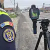 Foto Dispozitivele radar pe trepiede amplasate astăzi, 12 mai, pe drumurile din Olt