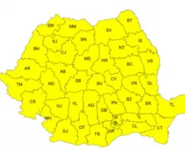 Foto Cod Galben de vânt şi instabilitate atmosferică în toată ţara. ANM anunţă vreme rece