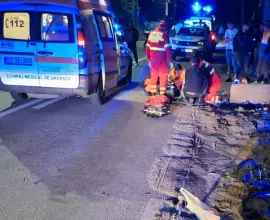 Foto Accident mortal în Gura Padinii. Un pieton spulberat de maşină