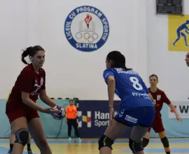 Foto CSM Slatina se salvează de la retrogradare, după cel de-al doilea meci de la baraj   
