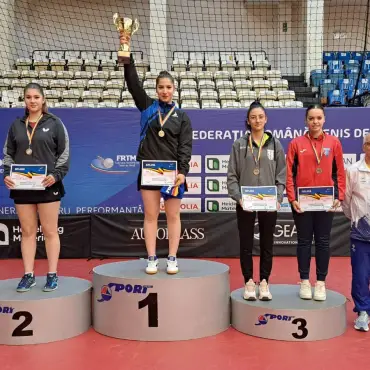 Foto Tenis de Masă | Andreea Jifcu, pe podiul la Campionatul Național Individual U19
