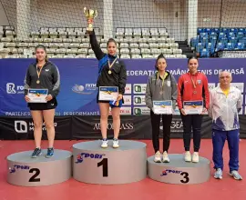 Foto Tenis de Masă | Andreea Jifcu, pe podiul la Campionatul Național Individual U19