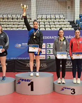 Foto Tenis de Masă | Andreea Jifcu, pe podiul la Campionatul Național Individual U19