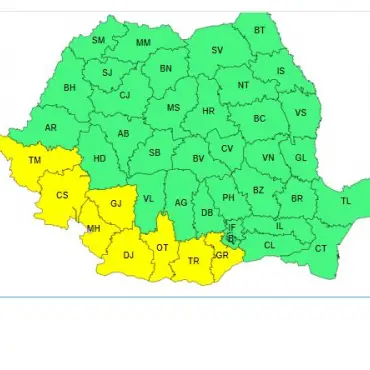 Foto Cod Galben de caniculă pentru ziua de miercuri, 4 iunie