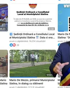 Foto Primarul Slatinei, acuzat că şterge înregistrările de pe Facebook cu şedinţele consiliului local