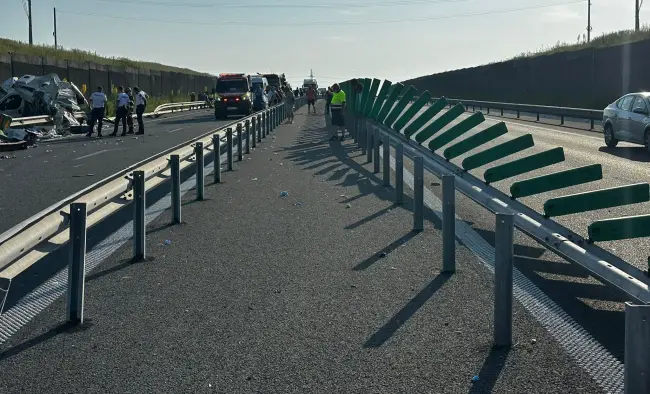 Foto FOTO/VIDEO. Grav accident pe Drumul Expres, la Milcov: Trafic rutier blocat, o persoană a decedat