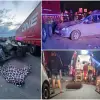 Imagine Imagini dramatice cu un Logan care a intrat într-un TIR parcat pe marginea drumului. Doi tineri au murit, iar şoferul vinovat, fără permis, a fugit