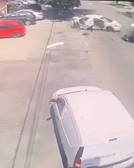 Foto VIDEO. Imagini cu momentul producerii accidentului din Balş. Un copil de 11 ani a murit în urma impactului deosebit de violent