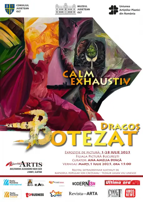 Foto „Calm exhaustiv” – Dragoș Botezat expune la Galeria „Artis” din Slatina