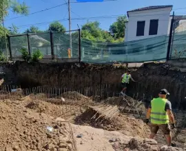 Foto Parcul Poroineanu se transformă: lucrări ample pentru refacerea celui mai mare spațiu verde din Olt