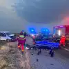 Foto Patru persoane rănite, după impactul între două autoturisme la Brâncoveni