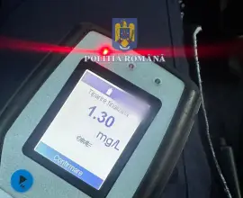 Foto Şoferi din Olt, lăsați fără permis pentru alcool. Unul dintre ei, prins cu 1,30 mg/l alcool în aerul expirat