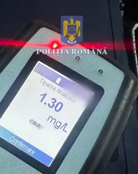 Foto Şoferi din Olt, lăsați fără permis pentru alcool. Unul dintre ei, prins cu 1,30 mg/l alcool în aerul expirat