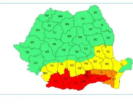 Foto Meteorologii au emis Cod Roşu de caniculă pentru mai multe judeţe, inclusiv Olt