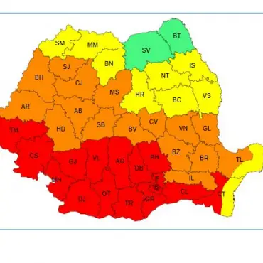 Foto Cod Roşu de caniculă, pentru ziua de sâmbătă. Temperaturile se mai domolesc de săptămâna viitoare
