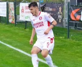 Foto Ianis Stoica, fotbalist ce a evoluat în sezonul 2020-2021 pentru CSM Slatina, a semnat cu un club din prima ligă a Portugaliei