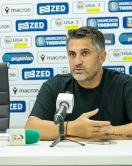 Foto CSM Slatina-Gloria Bistriţa, pe Stadionul „1 Mai”. Niculescu: „Ne dorim să începem cu dreptul”