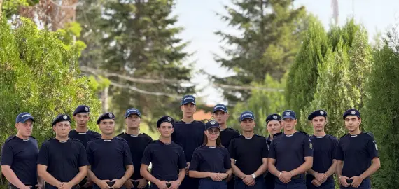 Foto FOTO. 14 elevi în practică la Inspectoratul Judeţean de Jandarmi Olt