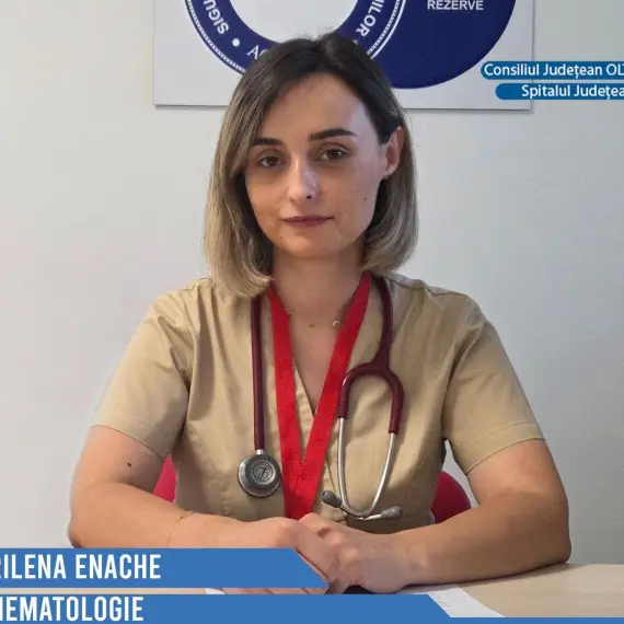 Foto Un nou medic hematolog la Spitalul Slatina. Georgiana Enache: „Este deja un trend ca absolvenții Facultății de Medicină din Craiova să vină la Slatina”
