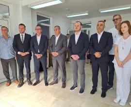 Foto Două secții noi la Spitalul de Psihiatrie Cronici Schitu Greci, inaugurate în prezența ministrului Sănătății. Investiție realizată integral din fondurile Consiliului Județean Olt (FOTO)