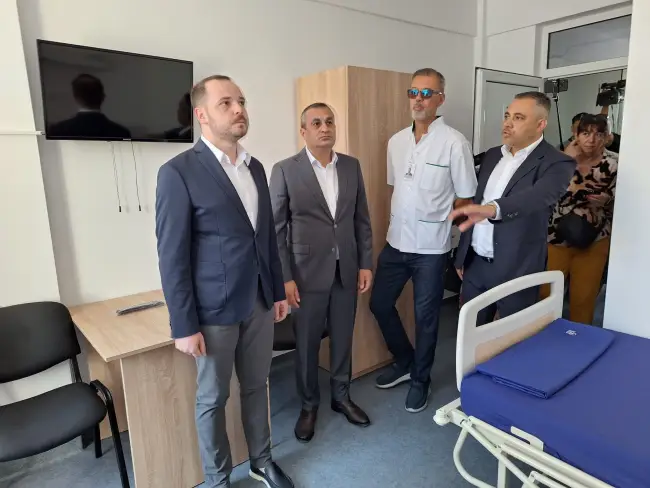Foto Două secții noi la Spitalul de Psihiatrie Cronici Schitu Greci, inaugurate în prezența ministrului Sănătății. Investiție realizată integral din fondurile Consiliului Județean Olt (FOTO)