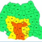 Foto  Județul Olt, sub Cod portocaliu: ploi torențiale, vijelii și grindină