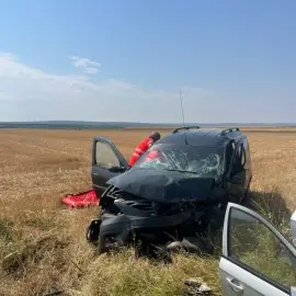 Foto Accident mortal pe DN 54 A, în Olt, în afara localităţii Corabia