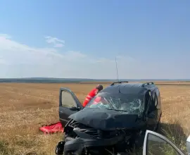 Foto Accident mortal pe DN 54 A, în Olt, în afara localităţii Corabia