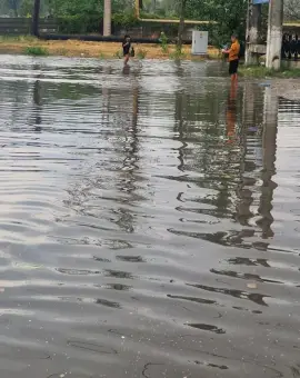 Foto Aceasta este Slatina „strălucitoare”!? Dezastru în mai multe zone ale oraşului, după ploaia torenţială de luni seara (FOTO&VIDEO)