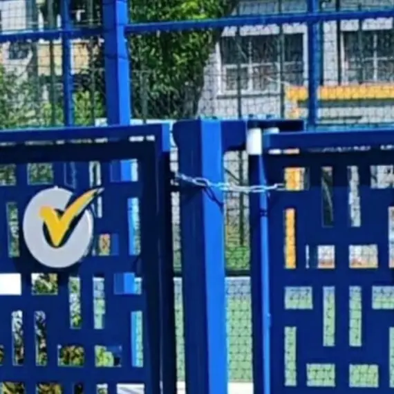 Foto Primarul Mario De Mezzo, reclamat că şi-a pus sigla electorală pe gardul şcolilor din Slatina: „Nu e normal să facem politică în școală”