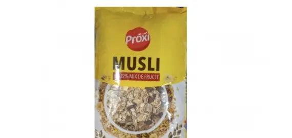 Foto Sortiment de musli, retras din magazinele Profi. Conține o substanță toxică