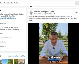 Foto Mario De Mezzo, contract de mii de euro pentru promovarea paginii de Facebook a Primăriei Slatina
