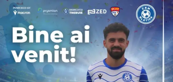 Foto CSM Slatina a transferat un atacant, înaintea celor trei meciuri de foc, programate în această săptămână
