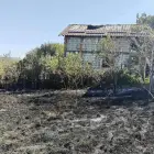 Foto VIDEO. Incendii de vegetaţie în Iancu Jianu şi Găvăneşti. Două gospodării afectate