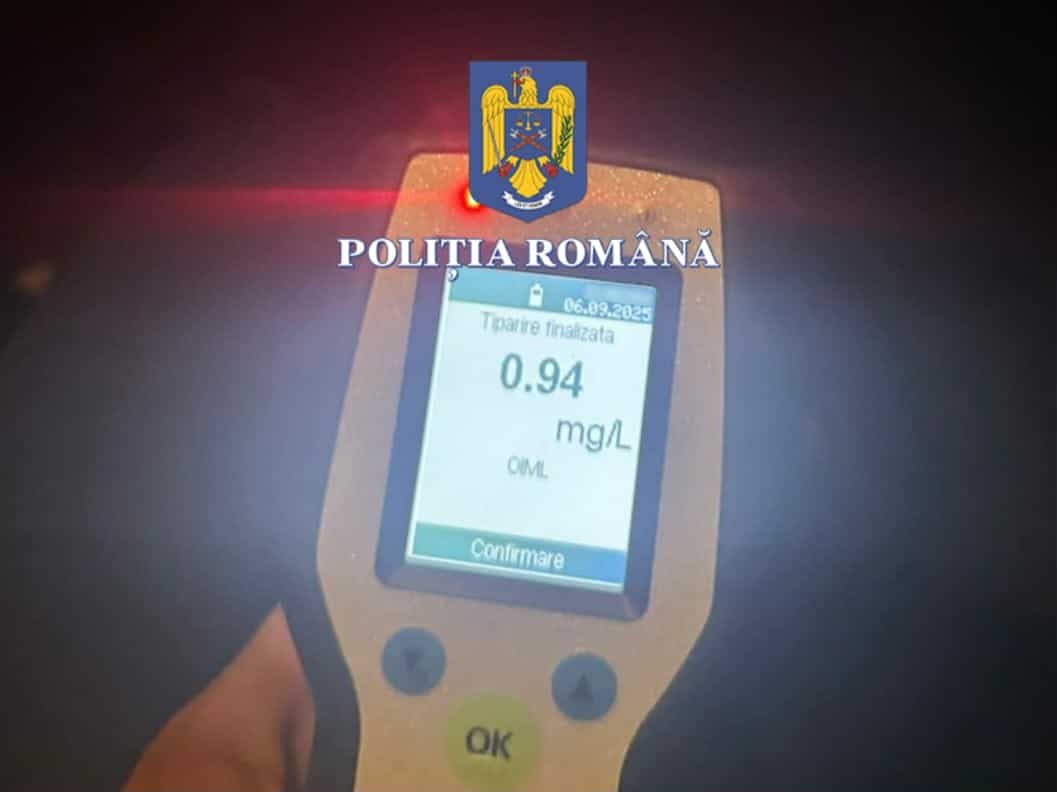 Un tânăr din Obârșia, prins la volan cu o alcoolemie de 0,94 mg/l. 57 de permise suspendate în weekend!